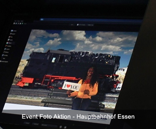 Event Foto Aktion - Hauptbahnhof Essen