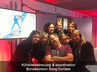 Künstlerbetreuung &-koordination Bundesvision Song Contest