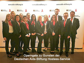 Operngala zu Gunsten der Deutschen Aids-Stiftung Hostess-Service