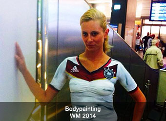 Bodypainting WM 2014