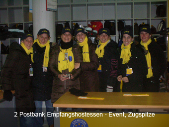 2 Postbank Empfangshostessen - EventZugspitze