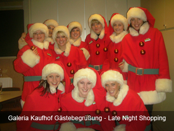 Galeria Kaufhof Gästebegrüßung - Late Night Shopping