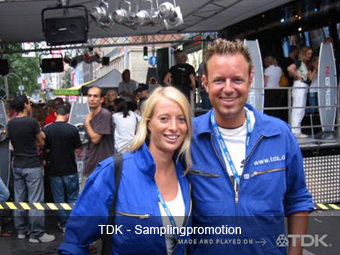 TDK - Samplingpromotion